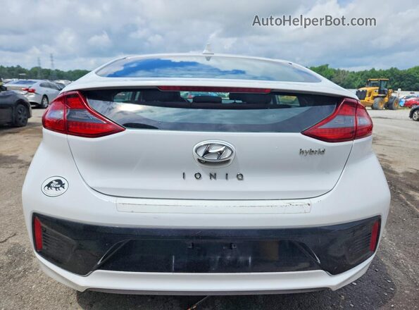 KMHC75LCXHU028397 2017 HYUNDAI IONIQ White Հետևի տեսք