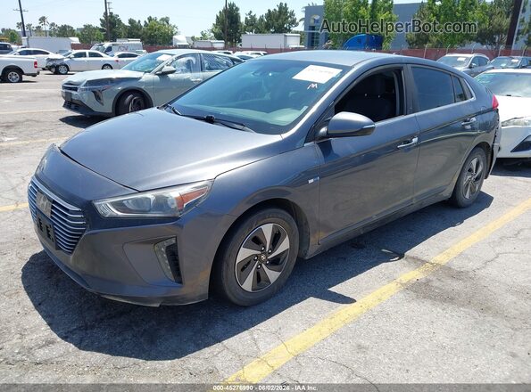 KMHC75LCXHU036726 2017 HYUNDAI IONIQ HYBRID Brown წინა მარცხენა ხედი სამი მეოთხედიდან