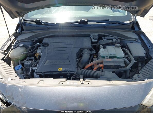 KMHC75LCXHU036726 2017 HYUNDAI IONIQ HYBRID Brown უკანა ხედი
