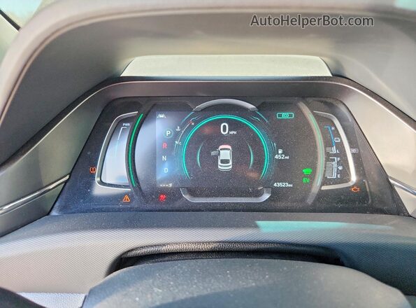 KMHC75LD0LU235365 2020 HYUNDAI IONIQ Black Instrument cluster view