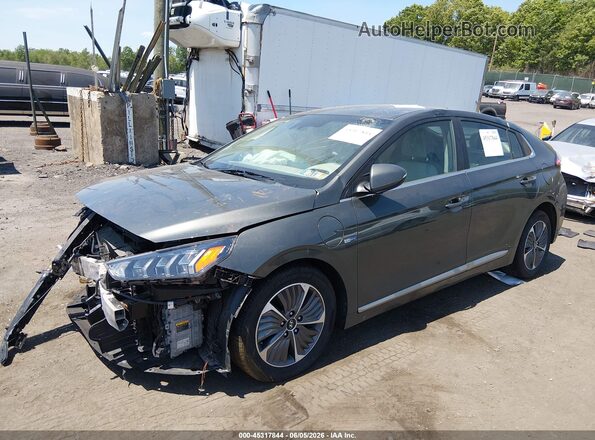 KMHC75LD4LU231349 2020 HYUNDAI IONIQ PLUG-IN HYBRID Gray Передня ліва чверть