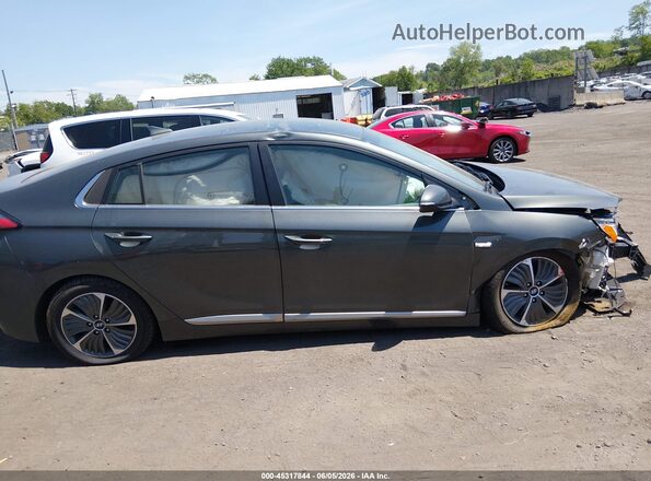 KMHC75LD4LU231349 2020 HYUNDAI IONIQ PLUG-IN HYBRID Gray Вид задньої частини салону