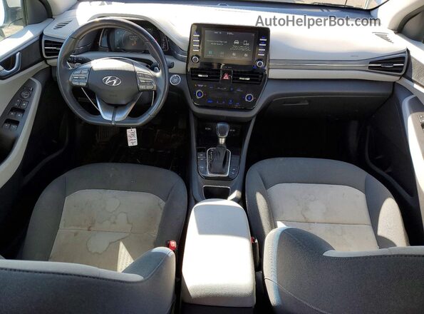 KMHC75LD5LU241033 2020 HYUNDAI IONIQ White წინა პანელის ხედი