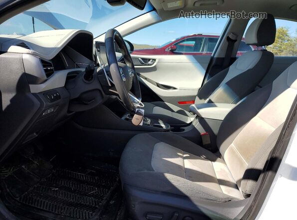 KMHC75LD5LU241033 2020 HYUNDAI IONIQ White წინა სალონის ხედი
