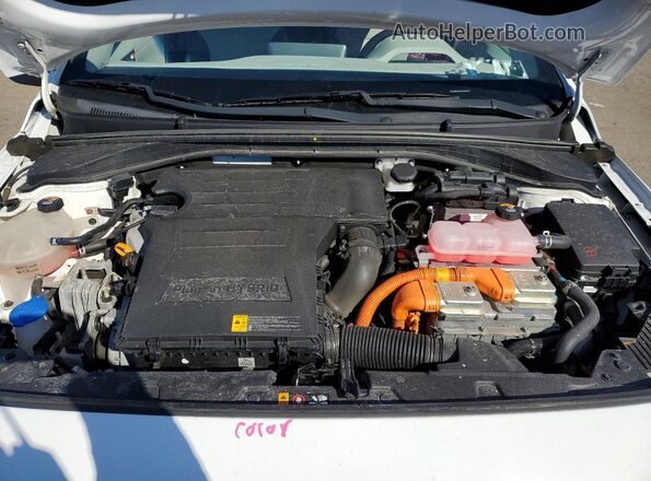 KMHC75LD5LU241033 2020 HYUNDAI IONIQ White უკანა სალონის ხედი
