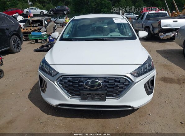 KMHC75LD5LU241128 2020 HYUNDAI IONIQ PLUG-IN HYBRID Белый Вид задней части салона