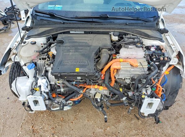 KMHC75LD5MU256083 2021 HYUNDAI IONIQ White Widok wnętrza z tyłu