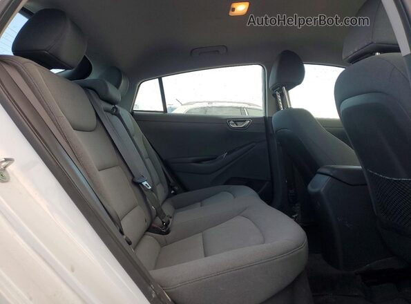 KMHC75LD5MU256083 2021 HYUNDAI IONIQ White Widok tylnych siedzeń