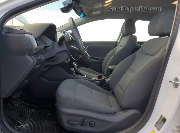KMHC75LD5MU256083 2021 HYUNDAI IONIQ White Widok wnętrza z przodu