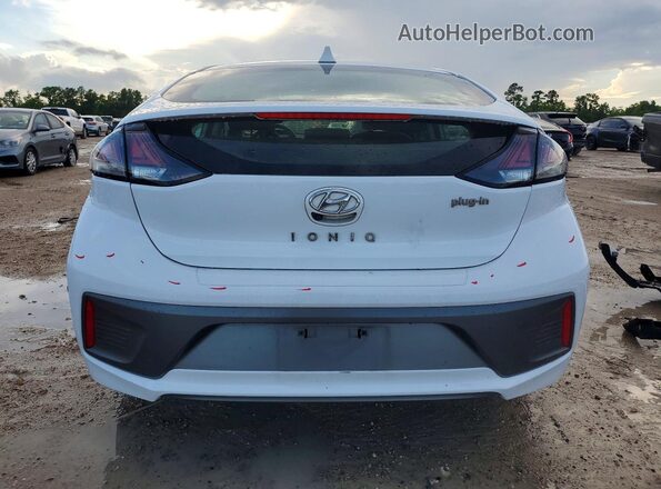 KMHC75LD5MU256083 2021 HYUNDAI IONIQ White Widok z tyłu