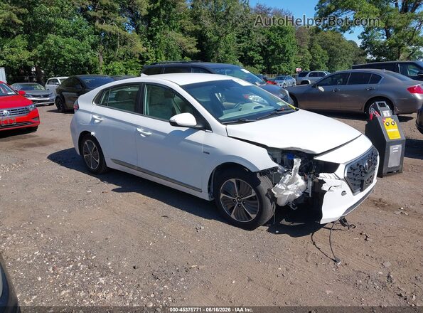 KMHC75LD6LU228534 2020 HYUNDAI IONIQ PLUG-IN HYBRID White Вид задньої частини салону