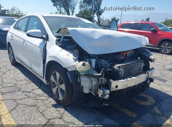 KMHC75LD7KU174871 2019 HYUNDAI IONIQ PLUG-IN HYBRID White Widok z przodu