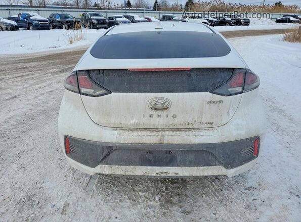 KMHC75LD8MU260015 2021 HYUNDAI IONIQ White უკანა ხედი