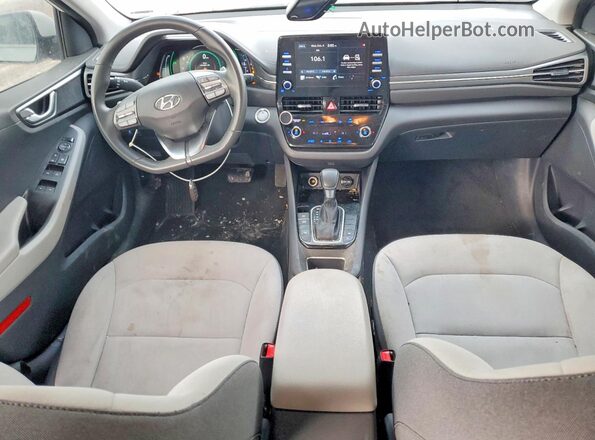 KMHC75LD8MU260015 2021 HYUNDAI IONIQ White წინა პანელის ხედი