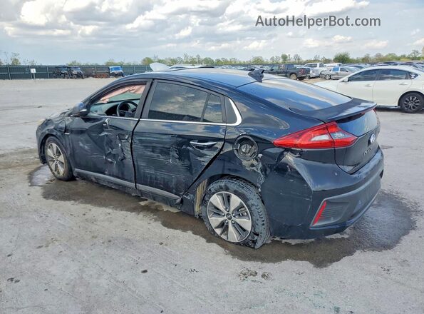 KMHC75LDXJU083818 2018 HYUNDAI IONIQ Black Rear left