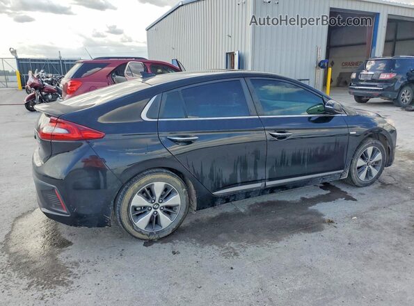 KMHC75LDXJU083818 2018 HYUNDAI IONIQ Black Rear right