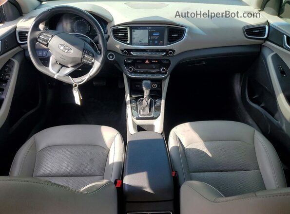 KMHC75LDXJU083818 2018 HYUNDAI IONIQ Black Dashboard view