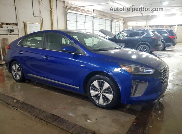 KMHC75LDXKU164934 2019 HYUNDAI IONIQ Blue წინა მარჯვენა