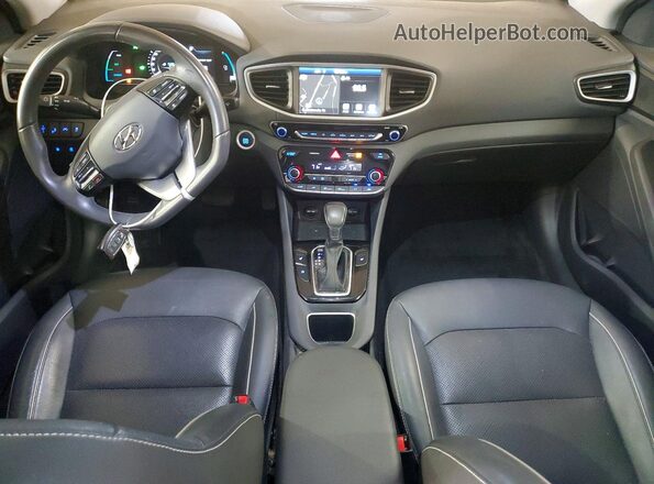 KMHC75LDXKU164934 2019 HYUNDAI IONIQ Blue წინა პანელის ხედი
