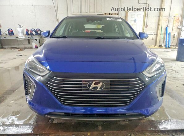 KMHC75LDXKU164934 2019 HYUNDAI IONIQ Blue წინა ხედი
