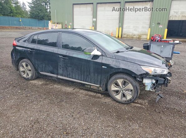 KMHC75LH9KU050104 2019 HYUNDAI IONIQ Black Przód prawy