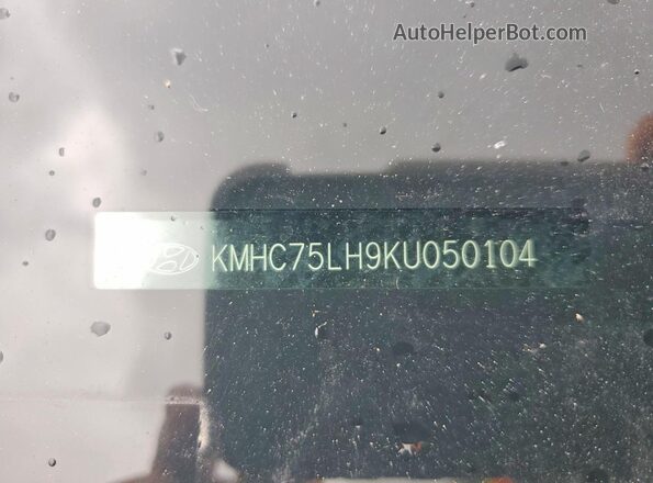 KMHC75LH9KU050104 2019 HYUNDAI IONIQ Black Widok komory silnika