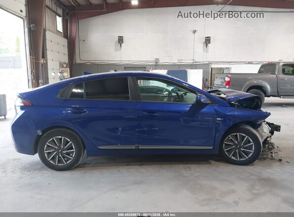 KMHC75LJ1LU075518 2020 HYUNDAI IONIQ ELECTRIC Blue Rear interior view
