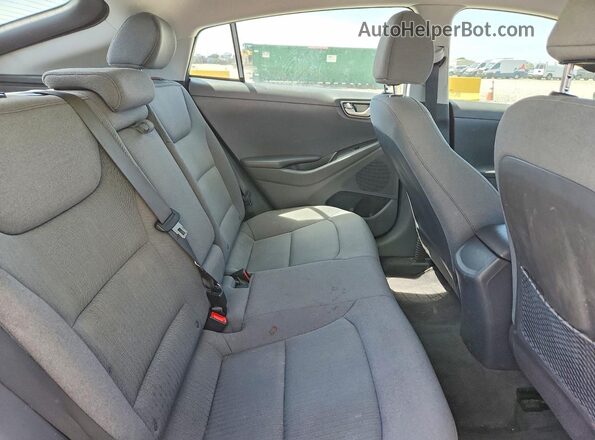 KMHC75LJ5MU077161 2021 HYUNDAI IONIQ Белый Вид задних сидений