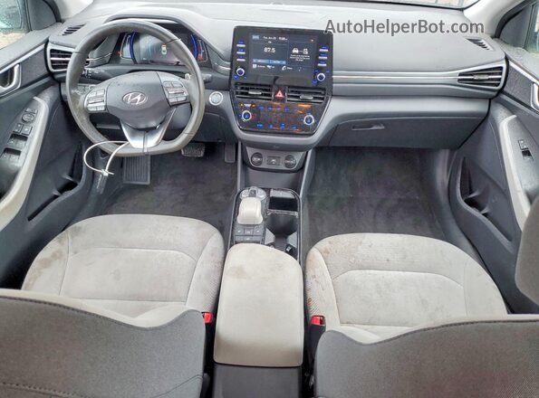 KMHC75LJ5MU077788 2021 HYUNDAI IONIQ Silver Вид панелі приладів