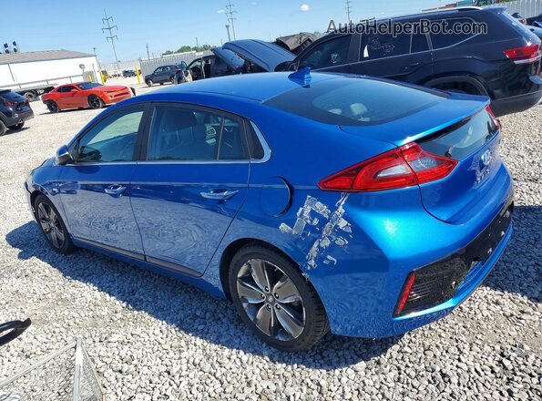 KMHC85LC1JU063770 2018 HYUNDAI IONIQ Blue Задня ліва чверть