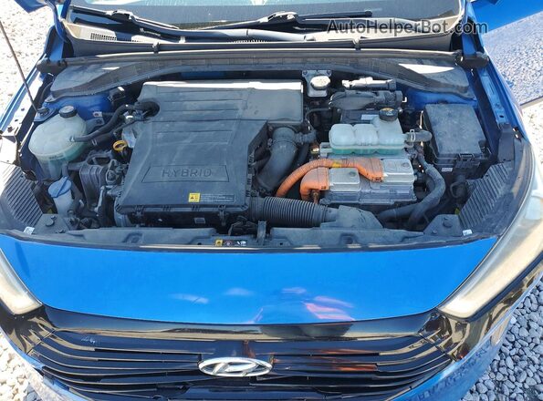KMHC85LC1JU063770 2018 HYUNDAI IONIQ Blue Вид задньої частини салону