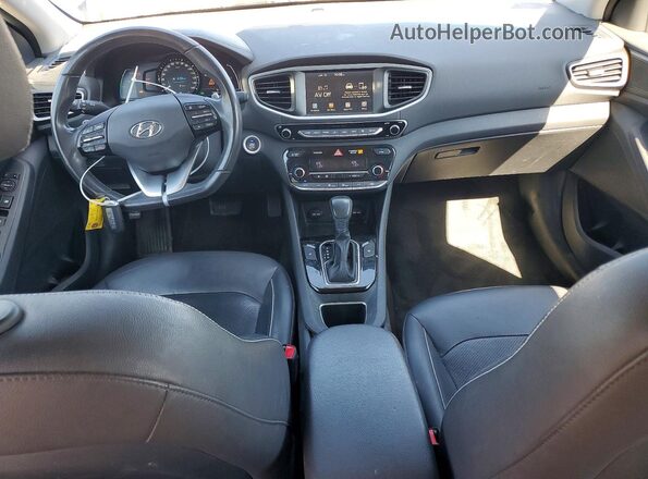 KMHC85LC1JU063770 2018 HYUNDAI IONIQ Blue Вид панелі приладів