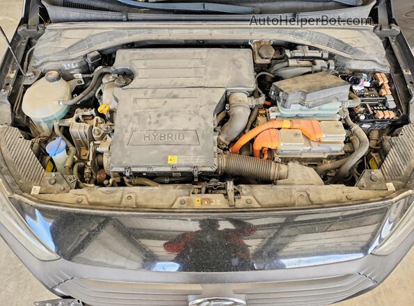 KMHC85LC1JU071657 2018 HYUNDAI IONIQ Black Սալոնի հետևի տեսք