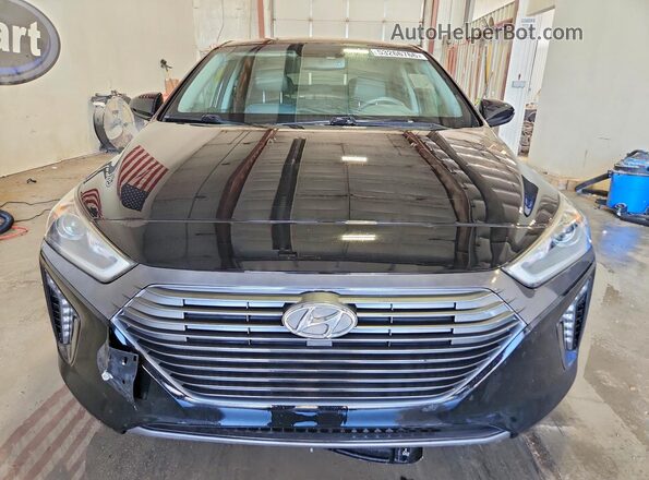 KMHC85LC1JU071657 2018 HYUNDAI IONIQ Black Դիմացի տեսք