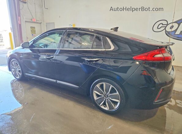 KMHC85LC1JU071657 2018 HYUNDAI IONIQ Black Հետևի ձախ