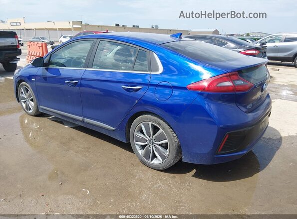 KMHC85LC4KU116530 2019 HYUNDAI IONIQ HYBRID Blue Հետևի ձախ