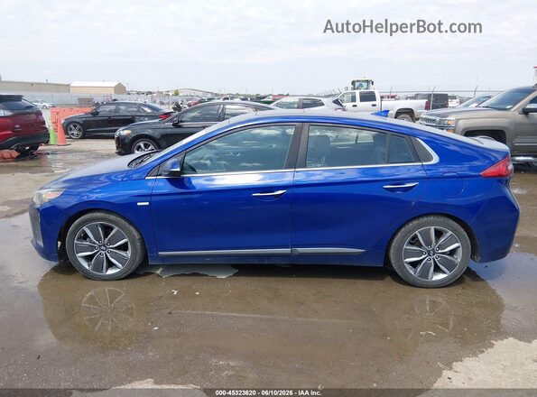 KMHC85LC4KU116530 2019 HYUNDAI IONIQ HYBRID Blue Սալոնի 360 աստիճան տեսք