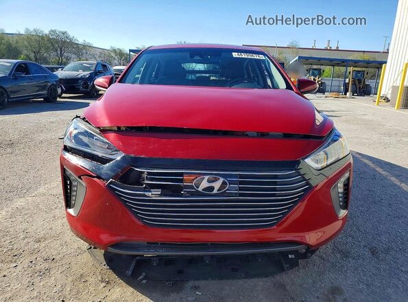 KMHC85LC4KU137104 2019 HYUNDAI IONIQ Red 