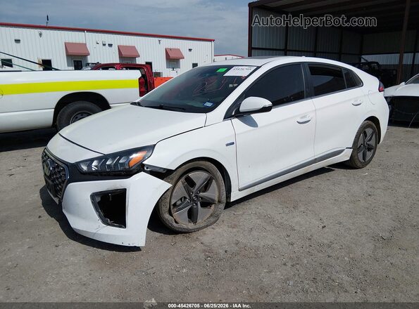 KMHC85LC4LU211882 2020 HYUNDAI IONIQ HYBRID White Przód lewy