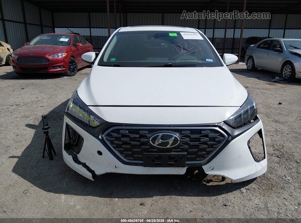 KMHC85LC4LU211882 2020 HYUNDAI IONIQ HYBRID White Widok deski rozdzielczej