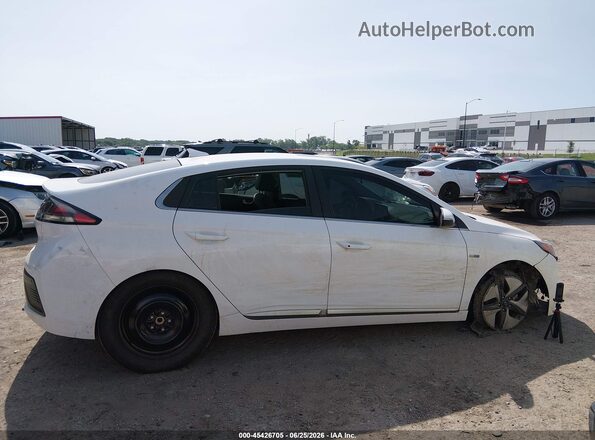 KMHC85LC4LU211882 2020 HYUNDAI IONIQ HYBRID White Widok zestawu wskaźników