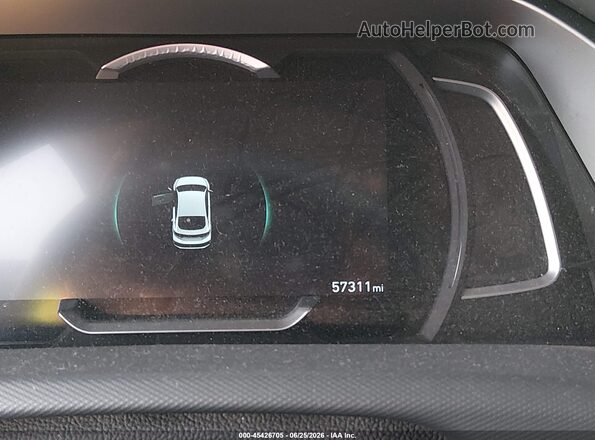 KMHC85LC4LU211882 2020 HYUNDAI IONIQ HYBRID White Widok wnętrza 360 stopni