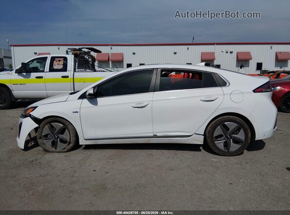 KMHC85LC4LU211882 2020 HYUNDAI IONIQ HYBRID White Widok wnętrza z tyłu