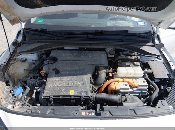 KMHC85LC4LU211882 2020 HYUNDAI IONIQ HYBRID White Widok z tyłu