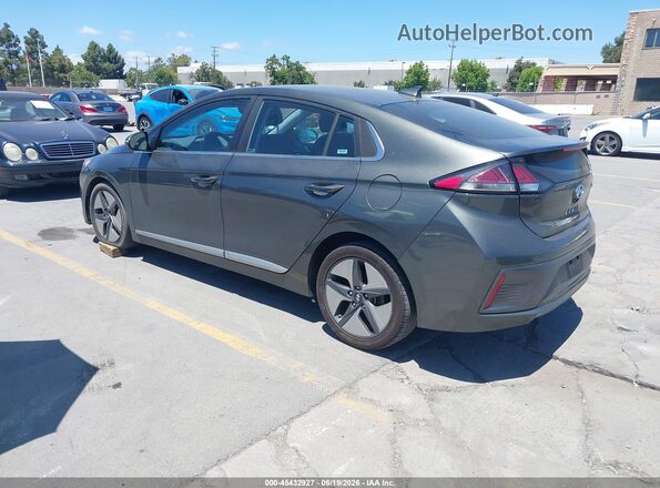 KMHC85LC4MU260775 2021 HYUNDAI IONIQ HYBRID Gray უკანა მარცხენა