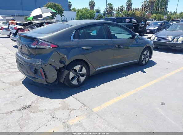 KMHC85LC4MU260775 2021 HYUNDAI IONIQ HYBRID Gray უკანა მარჯვენა
