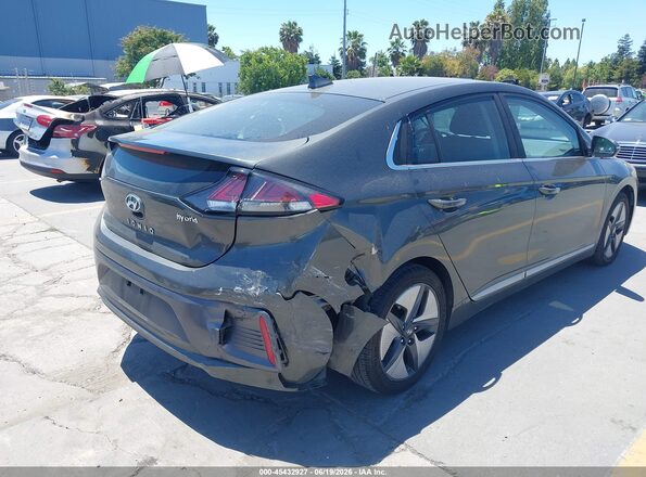 KMHC85LC4MU260775 2021 HYUNDAI IONIQ HYBRID Gray წინა ხედი