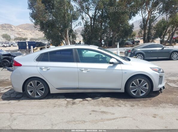 KMHC85LC5KU131019 2019 HYUNDAI IONIQ HYBRID Silver უკანა სალონის ხედი