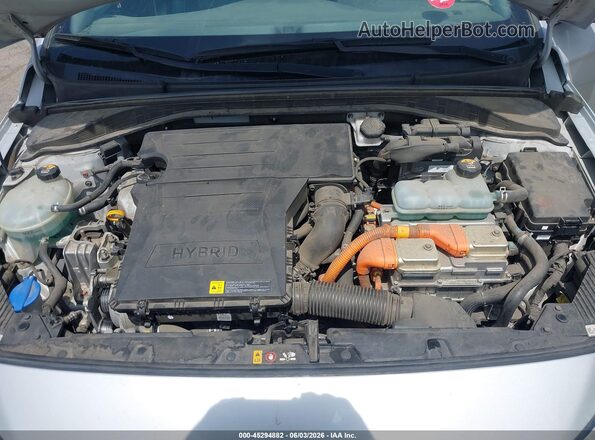 KMHC85LC5KU131019 2019 HYUNDAI IONIQ HYBRID Silver უკანა ხედი