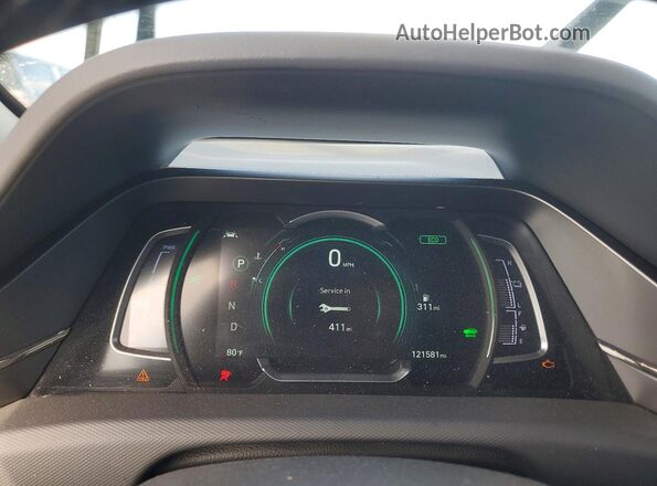 KMHC85LC6LU196611 2020 HYUNDAI IONIQ Серый Вид щитка приборов